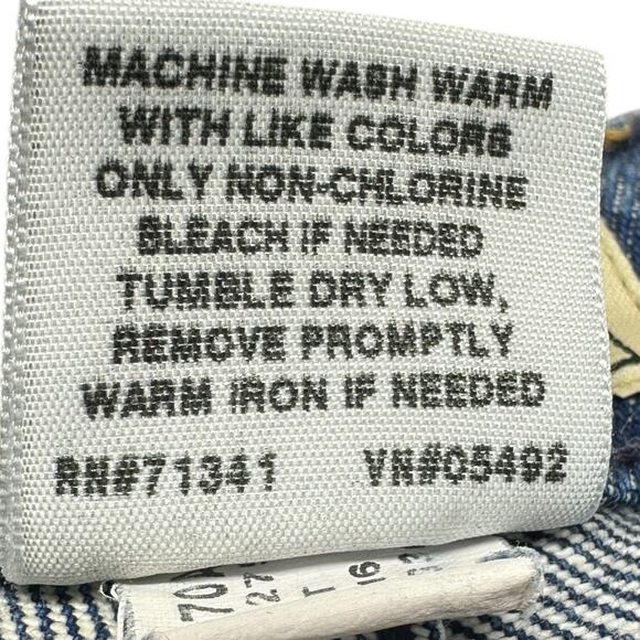 L L Bean Original Fit Jeans Relaxed Womens 12P Petite Blue Elastic Waist Y2K - Picture 8 of 12